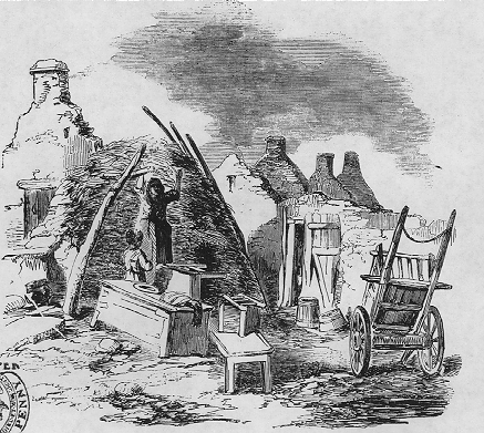 Scalpeen of Tim Downs at Dunmore, from the London Illustrated News  1849..gif