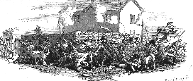 The Affray at the Widow McCormack s House, at Boulagh Common. 1848.gif